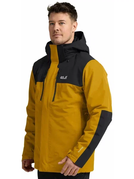 Куртка Jack Wolfskin желтая