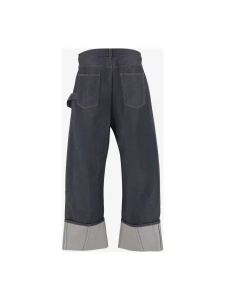 Szerokie jeansy Jw Anderson niebieskie