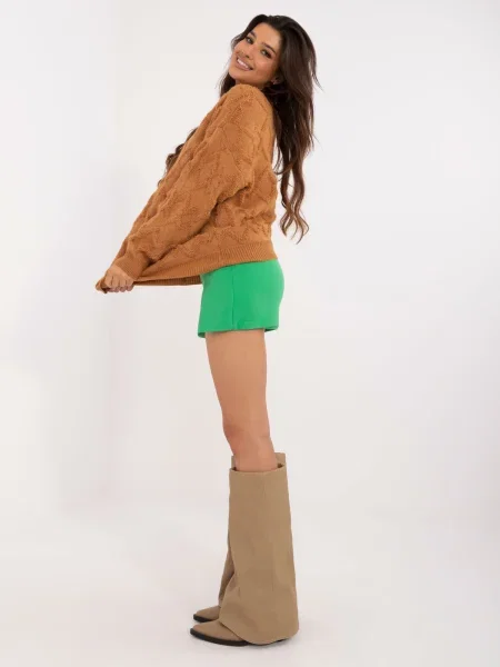 Pulover Fashionhunters maro