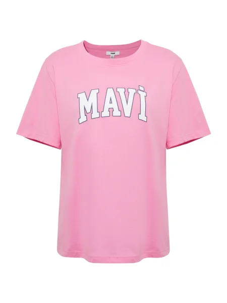 Mavi Tricou roz deschis alb