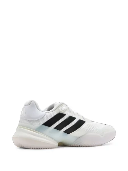 Sneakerși Adidas Barricade cu șireturi din dantelă alb