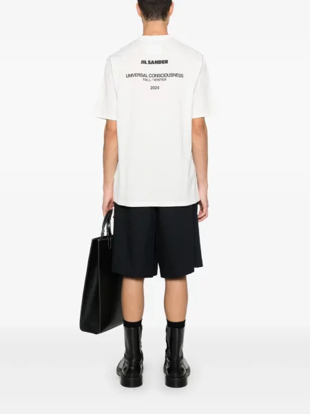 Raštuotas marškinėliai Jil Sander
