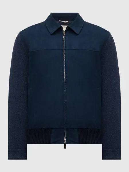 Куртка з вовною Capobianco синя