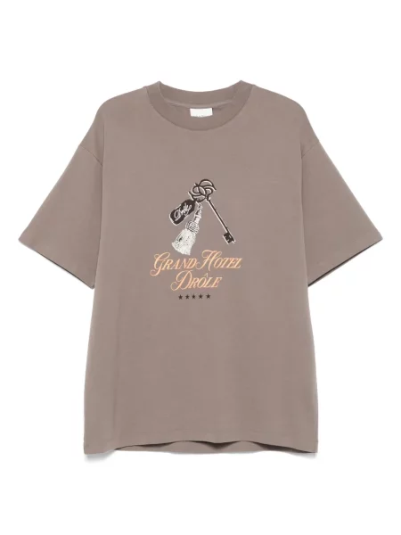 Tricou Drole De Monsieur cu imagine gri