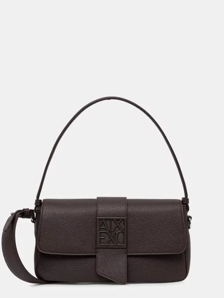 Crossbody kabelka Eax hnedá