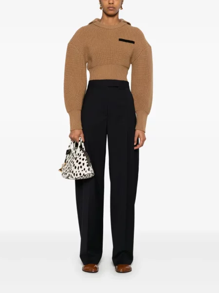 Pantaloni Sportmax albastru
