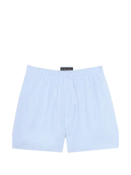 Pantaloni scurți Brooks Brothers în carouri albastru