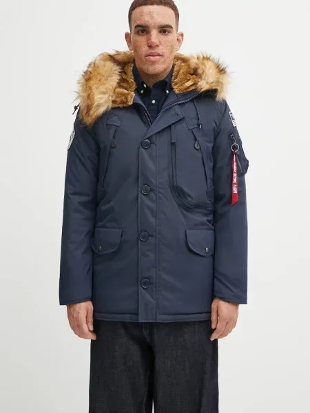 Μπουφάν Alpha Industries Polar Jacket ναυτικό μπλε