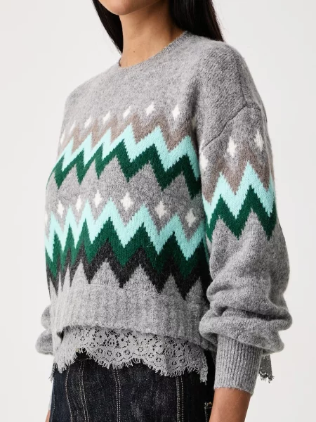 Twinset pulóver női szürke