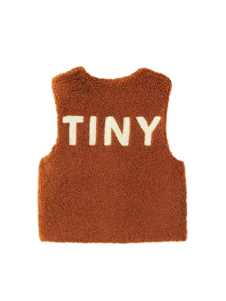 Γιλέκο Tinycottons καφέ