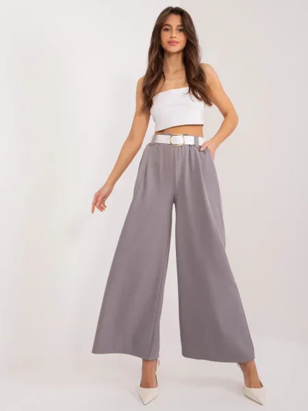 Pantaloni Fashionhunters gri