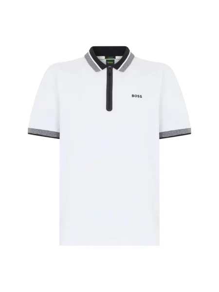 Koszulka polo Boss biała