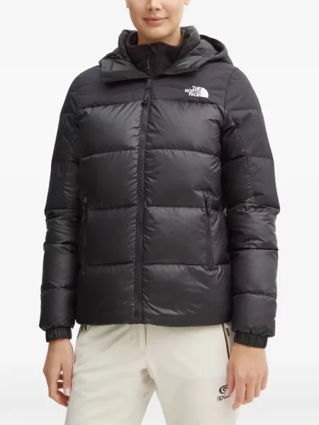 Geacă The North Face cu glugă negru
