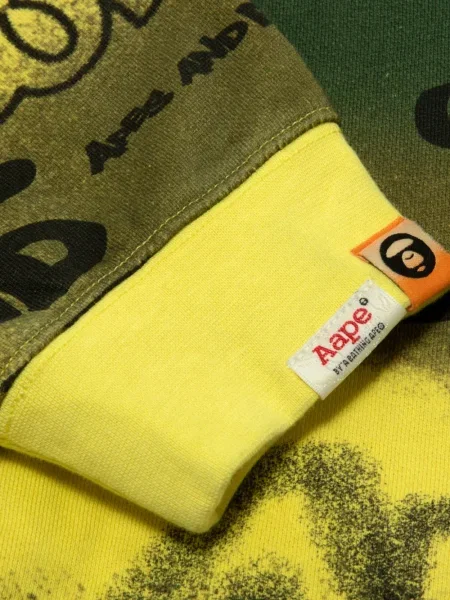 Hanorac cu glugă Aape By A Bathing Ape verde