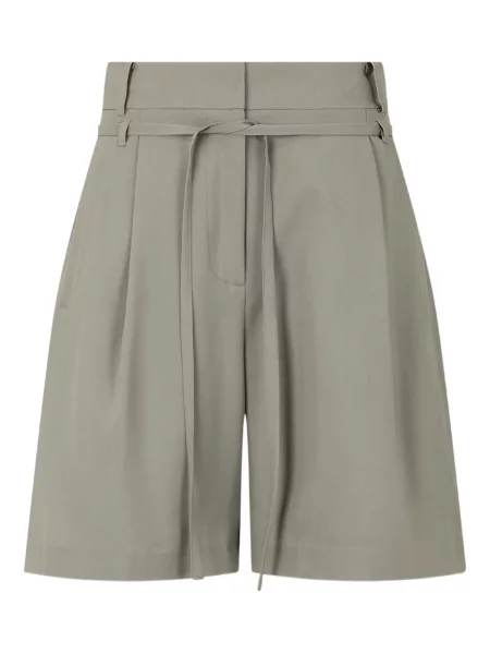 Pantaloni scurți Studio Tomboy plisate gri