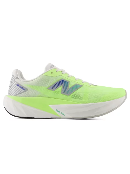 Buty do biegania New Balance FuelCell Rebel V5 afterglow/deep end zielone