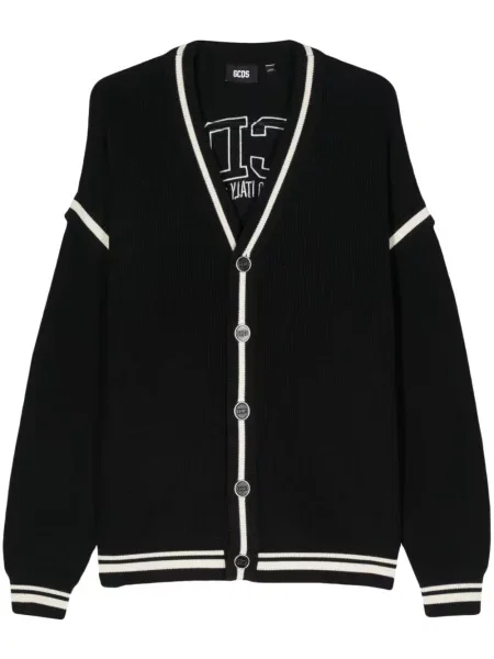Cardigan Gcds cu broderie negru