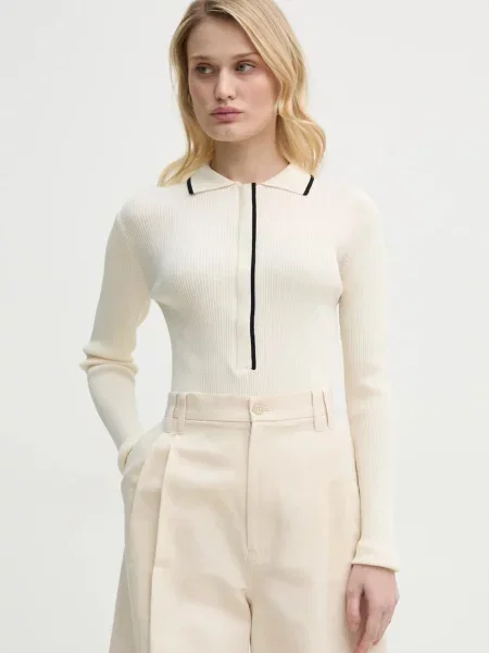 Bruuns Bazaar pulover femei light bej