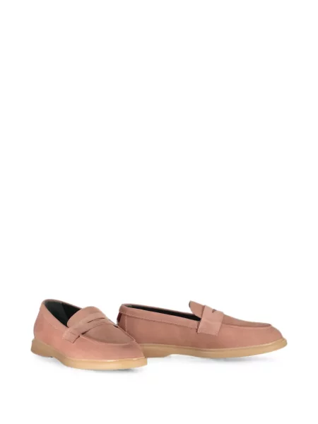 Pantofi loafer Bally din piele roz