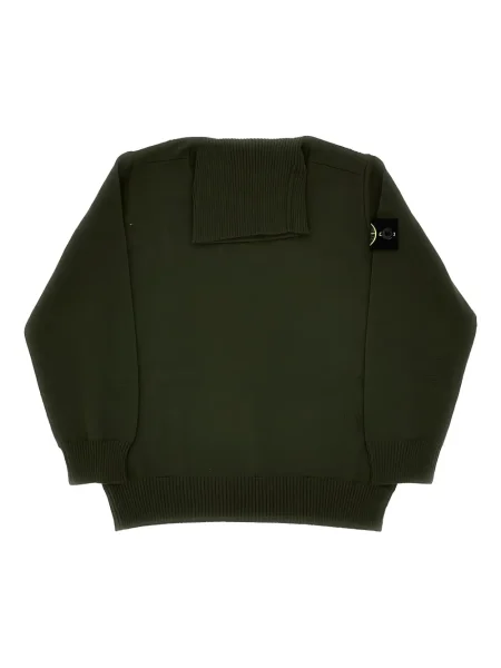 Sweter z golfem dziecięcy Stone Island zielony