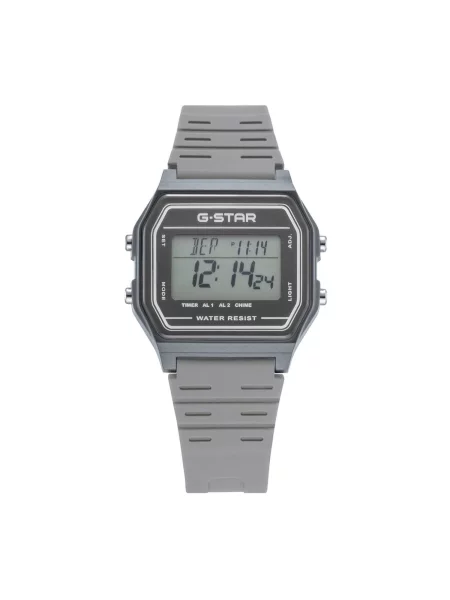 G-STAR Digitální hodinky Electronic watch Gridline' šedá