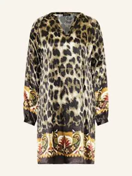 Grace Sukienka Satynowa braun czarna