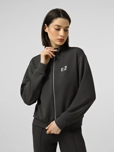 Кофта поліестер/модал сірий