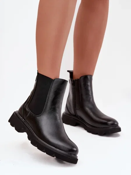 Botine Boto negru