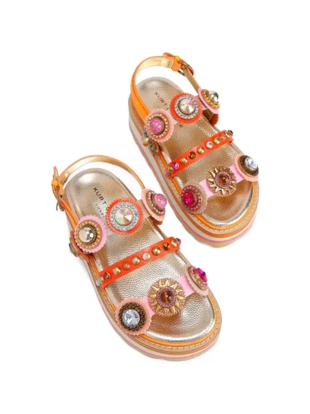 Sandale Kurt Geiger London cu platformă de cristal