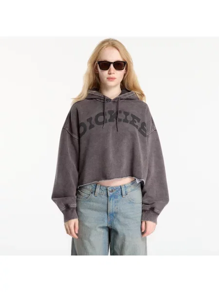 Decupat hanorac cu glugă Dickies cu glugă negru