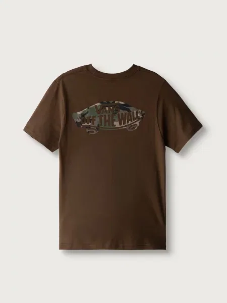 Vans tričko detské Double Standard Fill SS Tee hnedá