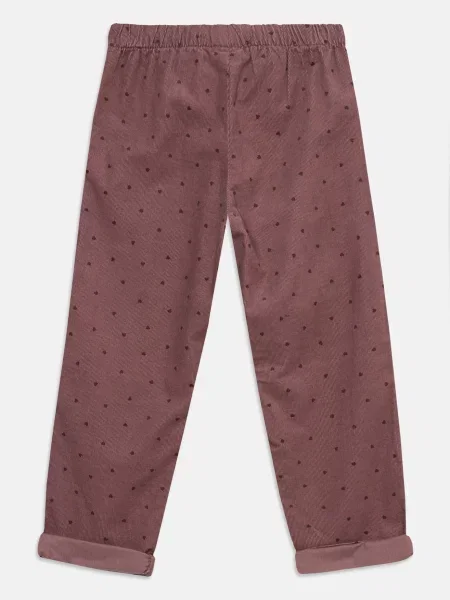 Lindex Kelnės ruda / rausvai violetinė