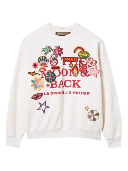 Hanorac La Doublej cu imagine alb