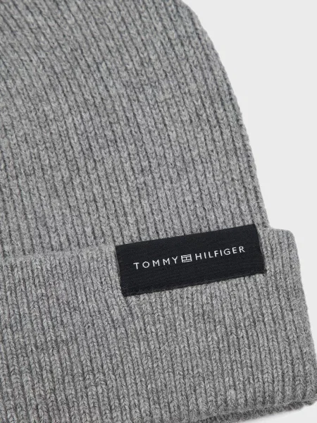 Шапка Tommy Hilfiger серая