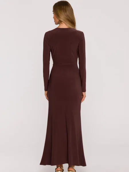 Rochie maxi Made Of Emotion eleganta maro