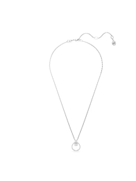 Swarovski Akcesoria Kobieta Szary ONE SIZE Constella Naszyjnik z Wisiorkiem Unisex Rodowany biały