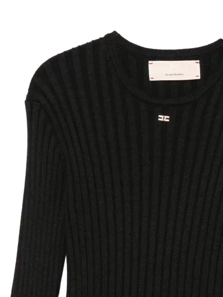 Sweter dziecięcy Elisabetta Franchi czarny