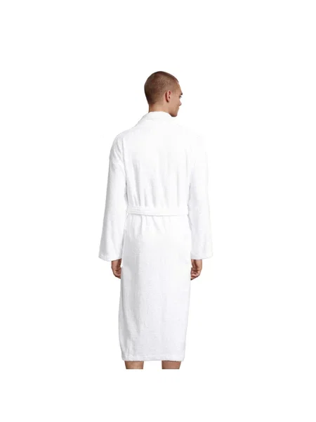 Szlafrok Pałacowy Unisex Dla Dorosłych biały
