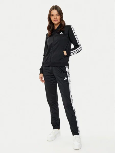 Costum Adidas cu dungi de costum alb