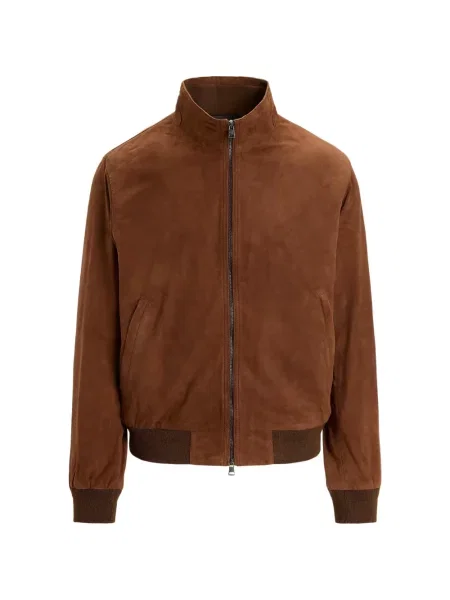 Satenske rukavice Polo Ralph Lauren s vezom s vezicama smeđa