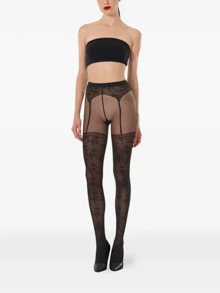 Dresuri Wolford cu model floral negru