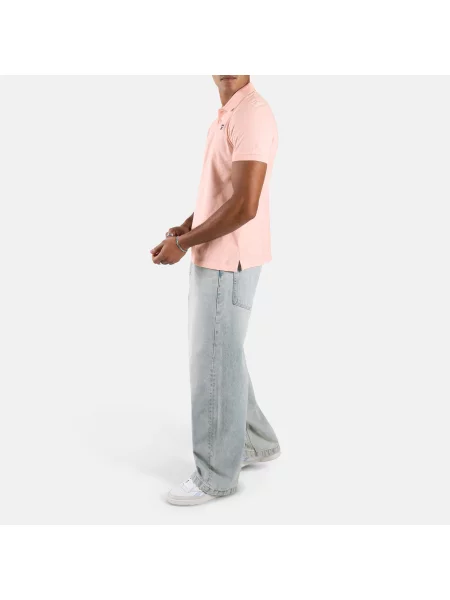 Reebok koszulka polo z krótkim rękawem i haftem Blaze male Pure Pink Size: XS różowa