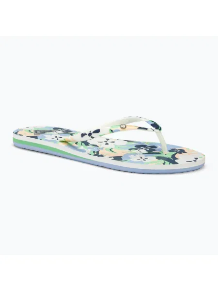 Papuci pentru femei ROXY Portofino III soft lime/ocean
