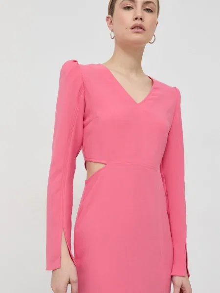 Notes du Nord rochie maxi drept roz