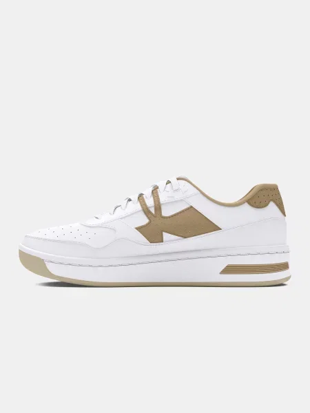 Semišové lodičky Under Armour biela