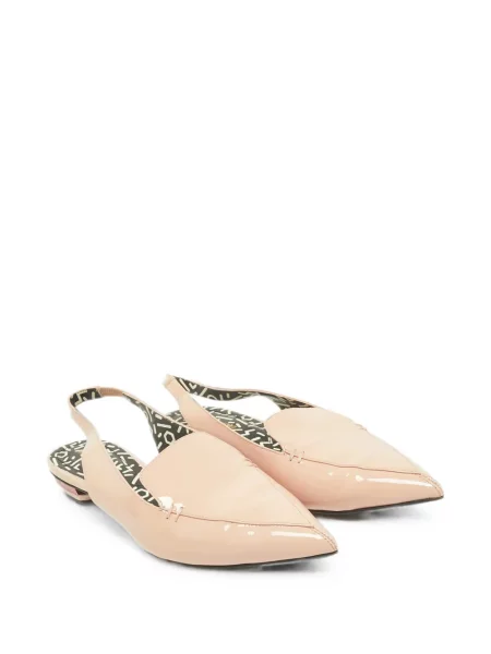 Balerinos Nicholas Kirkwood slingback rožinė