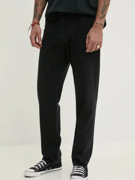 Kavbojke Abercrombie & Fitch črna