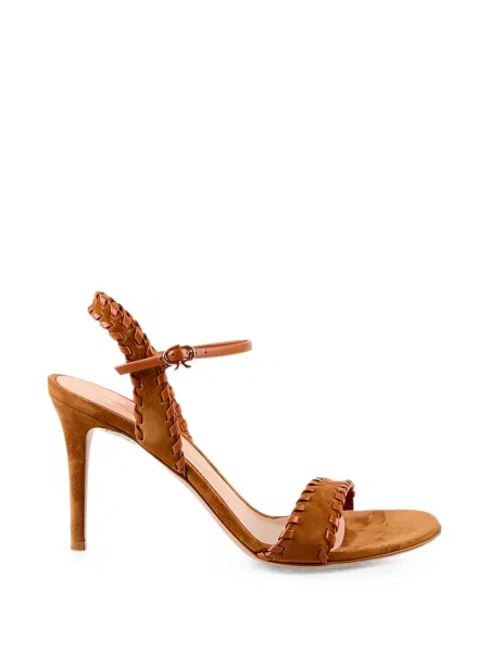 Sandale Gianvito Rossi din piele de căprioară maro
