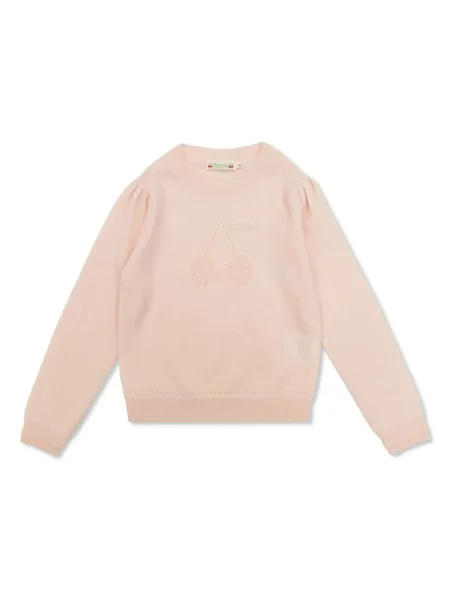 Sweter dziecięcy Bonpoint różowy