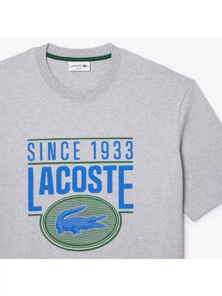 Футболка Lacoste серая